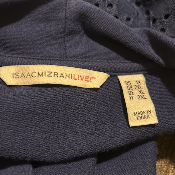 Isaac Mizrahi Live Lightweight Jacket w/ Pockets - Picture 10 of 10